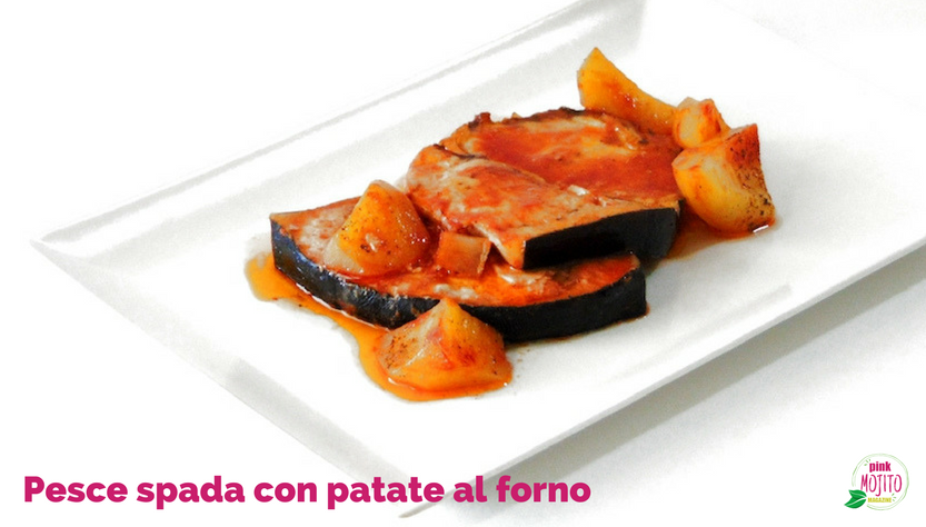 Menù semplice di pesce per San Valentino: Pesce spada con patate al forno